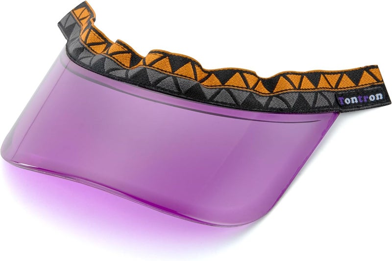 Tontron Colourvisor Removable Helmet Visor | Helmet Brim (Purple) - Image 1